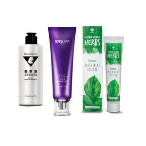 PACK OF THREE (CLEANSER, KERATIN SHAMPOO, ORGANIC TOOTHPASTE)